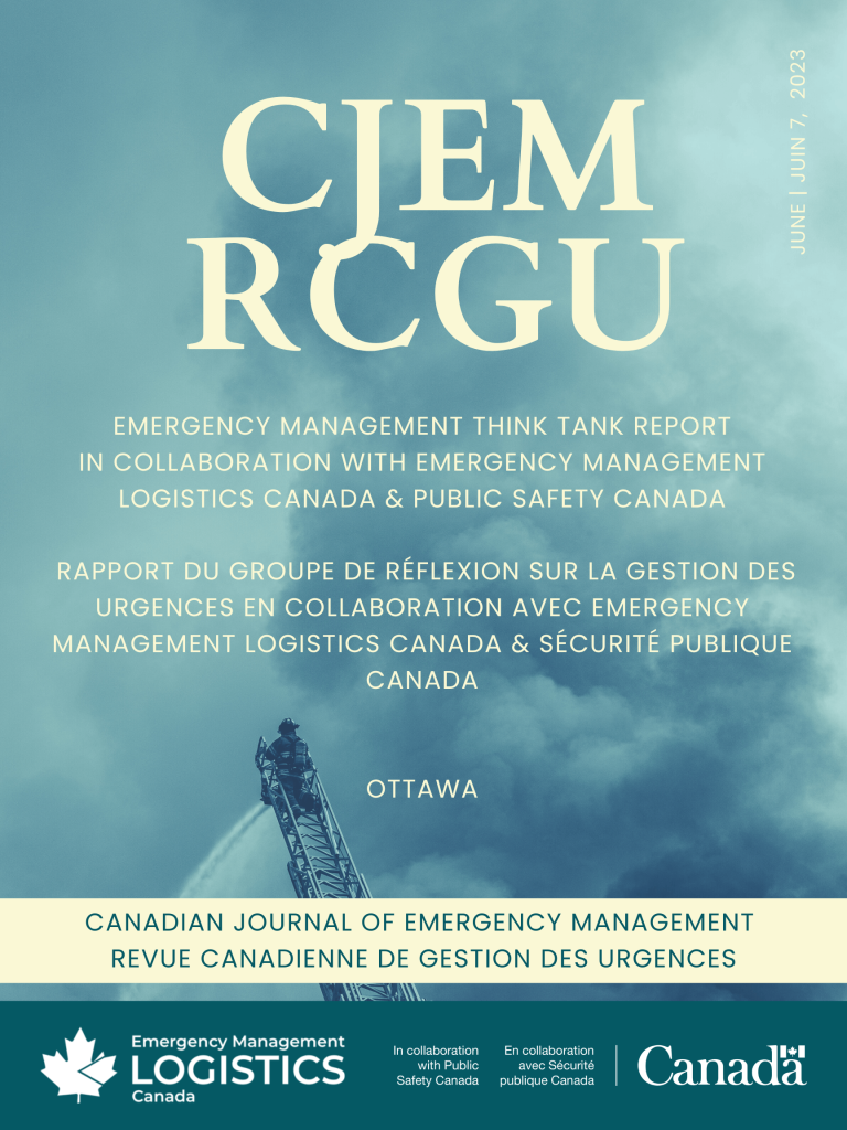 CJEM think tank report cover